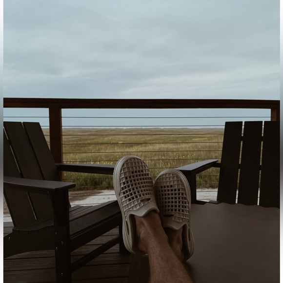 Lusso Cloud Scenario Slide in Bone White (NWT) - Picture 3 of 9